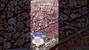 Qom Iranischer Handgefertigter Teppich