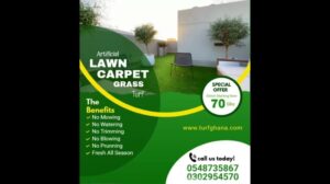 Rasen Teppich Verkaufspreis | Turf Ghana Kunstrasen
