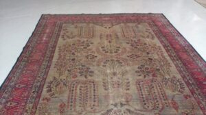 Reinigung eines antiken Perserteppichs Kerman Tavshanjian, 7 Endreinigung