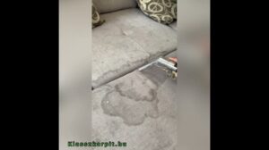 Reinigung eines gefleckten Leinen Sofas - KlasszKarpit.hu Polsterreinigung