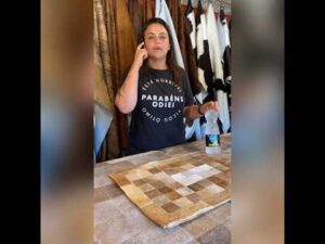 Reinigung und Pflege von echtem Lederteppich