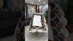 Reydeko Waschbarer Rutschfester Bodendesign Teppich 🥁