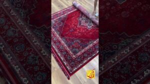 Roter Harris Vintage Teppich LG