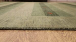 Rugsotic Teppiche handgeknüpfter Gabbeh-Wollbereichsteppich.