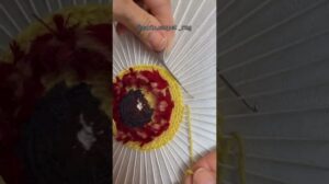 Runder Kilim ~verni Teppich #Teppich #Webkunst #handgefertigt