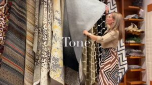 TONE Silber Modern Graue Farbverlauf Teppich - Rug & Roll