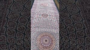 Tabriz Gonbad Creme Läufer Persianischer Teppich