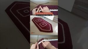 Tapete passadeira ROMEU LUXO aus Häkelarbeit, Schritt für Schritt komplett im Video