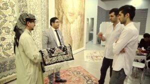 Teheraner Internationale Ausstellung maschinell hergestellter Teppiche