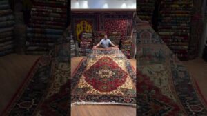 Teppich Harris in Feuerfarbe – Dieser Teppich macht Ihr Zuhause elegant und stilvoll.