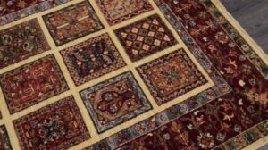 Teppich IVR-RED(127X180) aus der Kollektion BAKHTIARI S auf der Website kover.ru