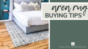 Teppich-Kauf-Tipps | Neuer Teppich für das Schlafzimmer von Boutique Rugs (COUPON-CODE: MANZANITA60)
