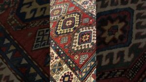 Teppich aus dem 19. Jahrhundert: Kaukasischer Kasak Läufer #24359 -*