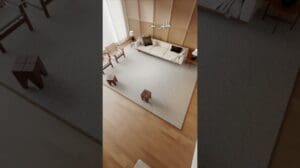 Teppich im Wohnzimmer