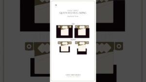 Teppichgrößen für Queen-Betten #inneneinrichtungsdesigntipps #schlafzimmerdeko #bereichsteppich