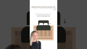 Teppichgrößenleitfaden | Schlafzimmergestaltung | Teppich unter dem Bett | Hauptschlafzimmerdesign | Schlafzimmer Inspiration