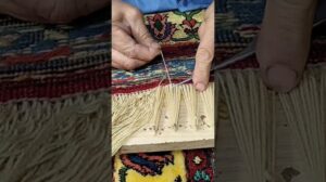 Teppichreparatur, ein Balsam für Faden und Gewebe #iranischesErbe #mashhadGeschichte #reisen #iran