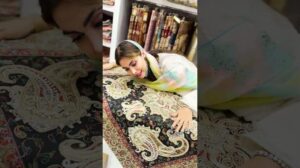 Teppichverkauf im historischen Stadtteil Yazd