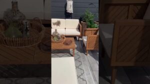 Terrasse im neuen Stil – schöne Aufnahmen von Teppichen im Freien! #Teppich #Dekoration | Kobercomat