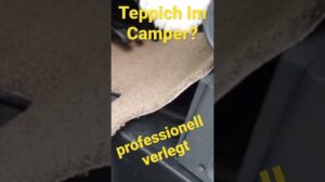 Tipps & Tricks Teppich im Camper #wohnmobil #camper #tippsundtricks #campervan #womoreisen #shorts