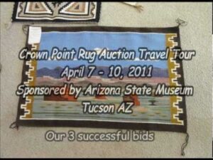 Unsere drei Teppiche, die bei der indischen Teppichauktion in Crown Point, New Mexico, im April 2011 erworben wurden