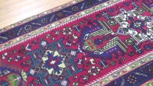 VINTAGE AFGHAN BALUCH NATURFARBENER LÄUFER HANDGEKNOTET AUS REINEM WOLLE ORIENTTEPPICH #221715