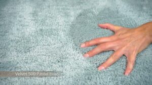Velvet 500 pastellblau / pastellkugel Teppich (Lalee)