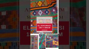 Vintage Anadolu Kilim | Selendi Handgewebt, Naturwolle, 70 Jahre alt #antikmarkt #wollkilim #kilim
