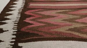 Vintage Shahsavan Zanjan Persischer Kilim Läufer mit Zickzack-Muster - Teppich & Kilim - 33374