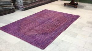 Vintage Teppiche lila 12874