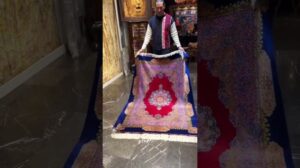 Vollseide Teppich aus Qom, 100% iranisch, liken und teilen