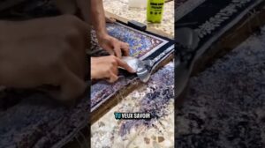 Wie ein Teppich zu einem hochwertigen Kunstwerk wird! #kurzvideos #viralekurzvideos #humor