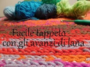 Wie man Wollreste verwendet und einen rutschfesten Teppich macht