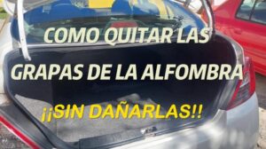 Wie man die Klammern aus dem Teppich im Kofferraum entfernt, ohne sie zu beschädigen!!!