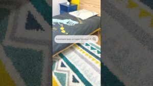 Wie wäscht man einen handgeknüpften Teppich? Minutentutorial von Alice Gerfault #Shorts