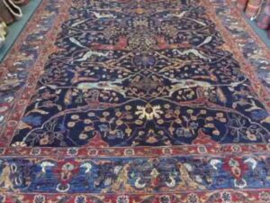 Wunderschöner 8 x 11 afghanischer Teppich im antiken Bijar-Design!