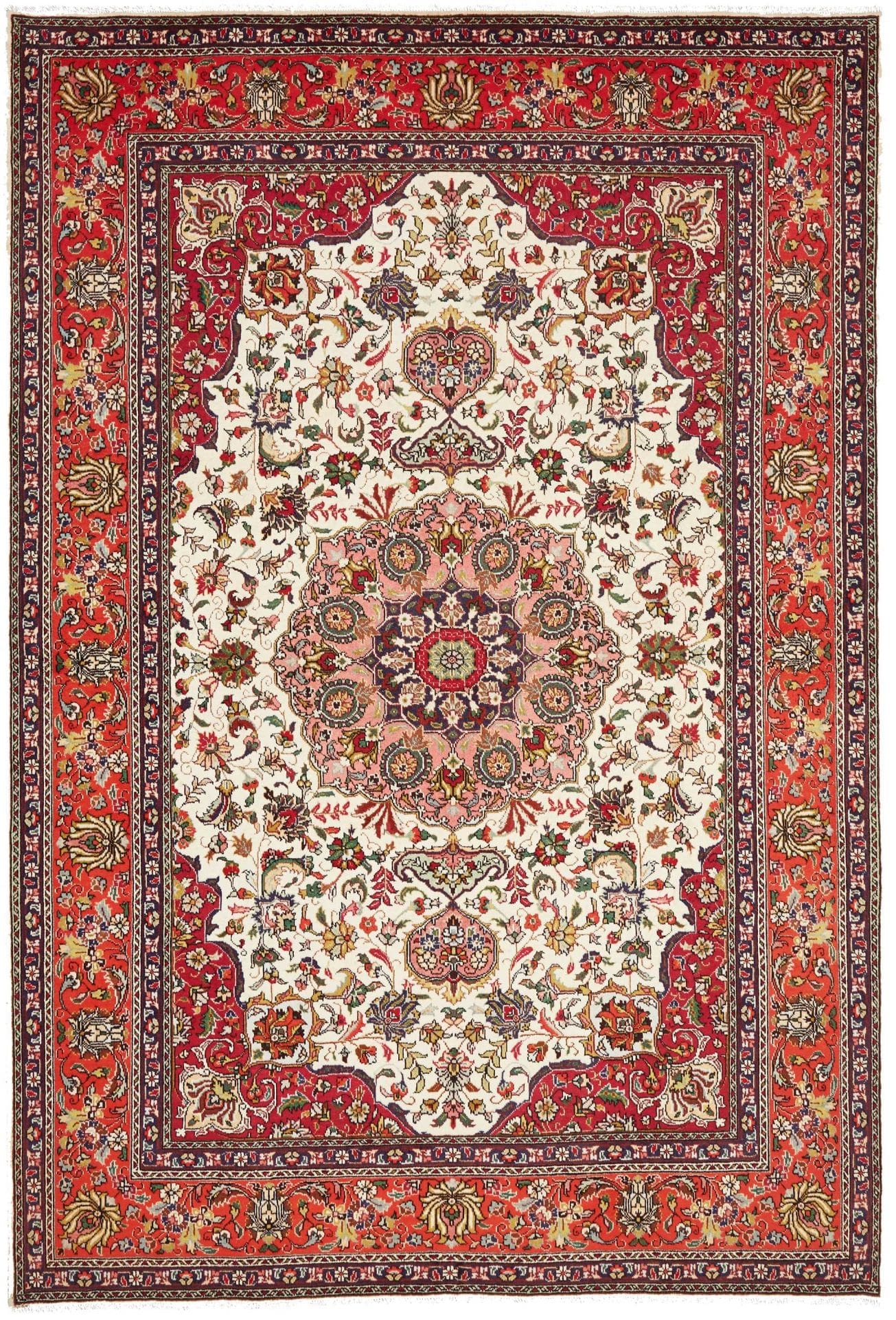 Orientteppich Isfahan 150 x 250 cm Wolle handgeknüpft