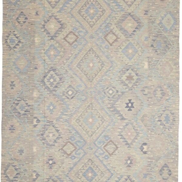 Orientteppich Kelim 202 x 292 cm Schurwolle handgewebt rustikal