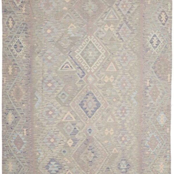 Orientteppich Kelim 207 x 289 cm Schurwolle handgewebt rustikal