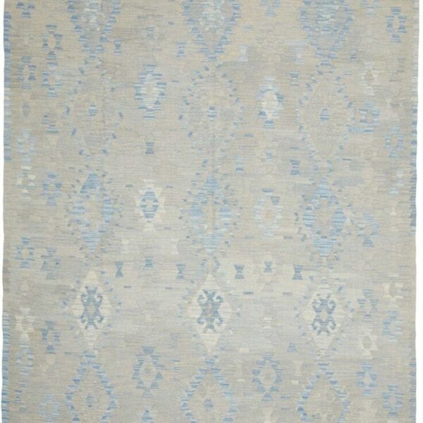 Orientteppich Kelim 213 x 290 cm Schurwolle handgewebt rustikal