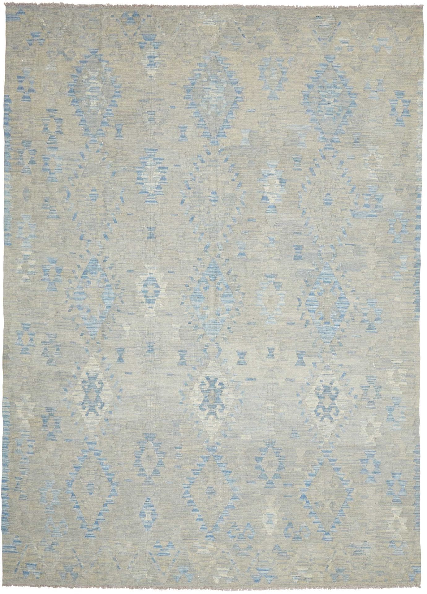 Orientteppich Kelim 213 x 290 cm Schurwolle handgewebt rustikal