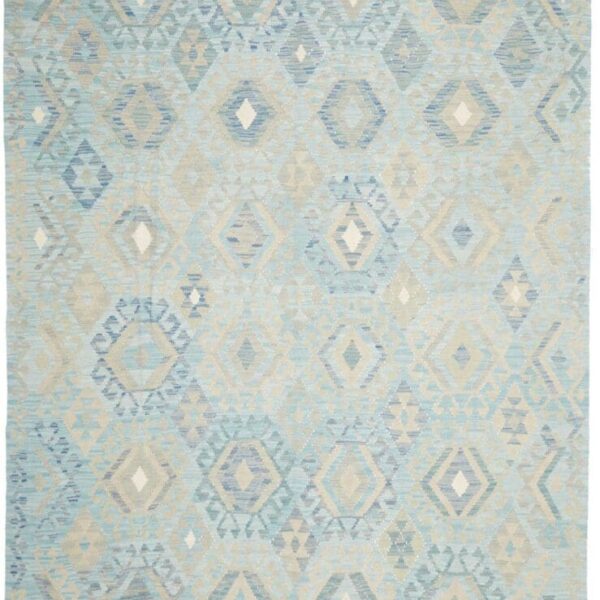 Orientteppich Kelim 218 x 296 cm Schurwolle handgewebt rustikal