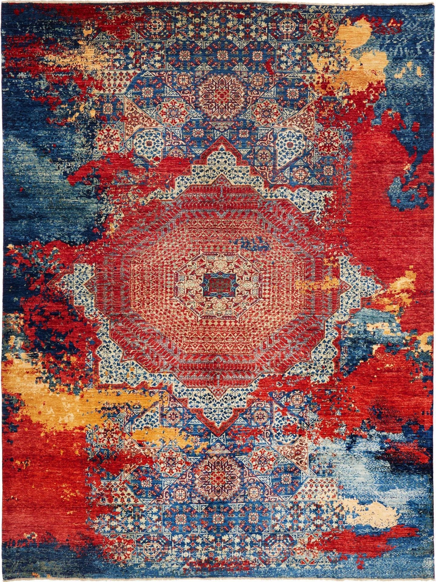 Orientteppich Neo 268 x 354 cm Schurwolle handgeknüpft elegant