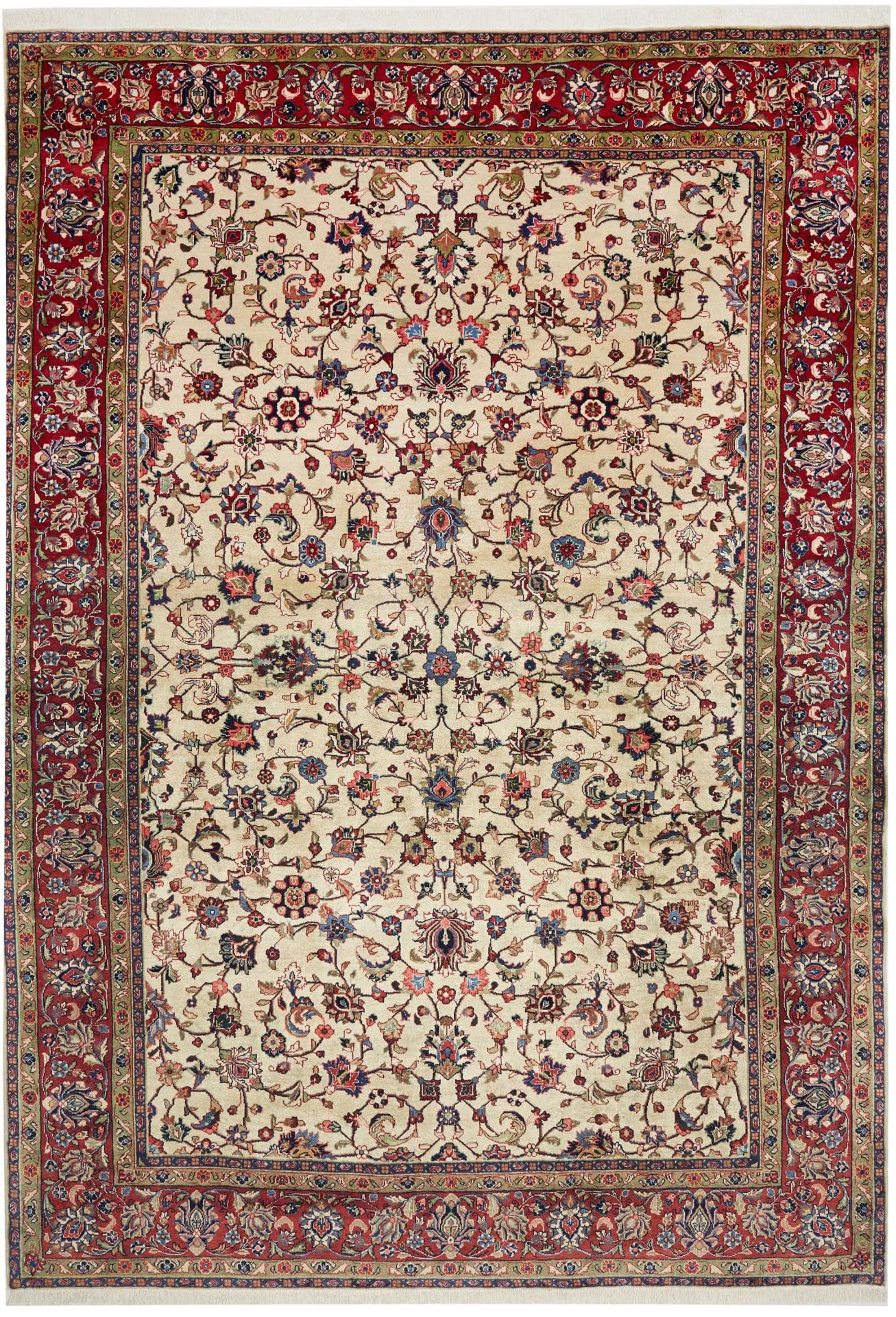 Sarough Teppich 244 x 348 cm, Schurwolle, handgeknüpft, Perserteppich