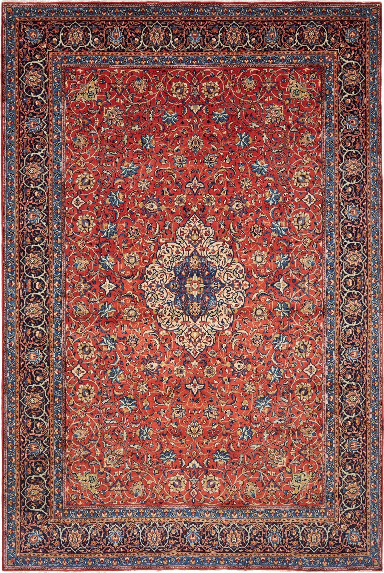 Sarough Teppich 251 x 372 cm, handgeknüpft, Schurwolle, Iran
