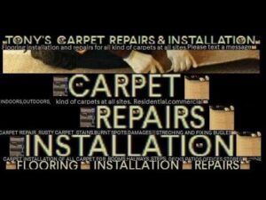 „#7 Tonys Teppichreparaturen und -installationen für gewerbliche Teppiche.“