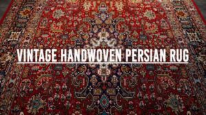„Der wunderschöne handgewebte Perserteppich ist angekommen, für den ich ein Vintage-Rug bestellt habe.“
