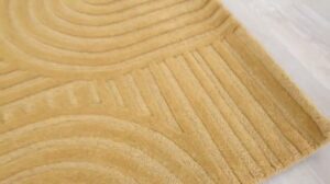 „Gelber Wollteppich Flair Rugs Zen Garden, 160 x 230 cm“