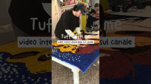 „Handgefertigt: zwei Teppiche aus Der König der Löwen in meinem Studio in Rom | Studio Vlog #tufting #fiberartist“