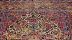 „Handgeknüpfter persischer Kashan-Teppich aus dem 19. Jahrhundert, @thepersianknot, SKU 2220“